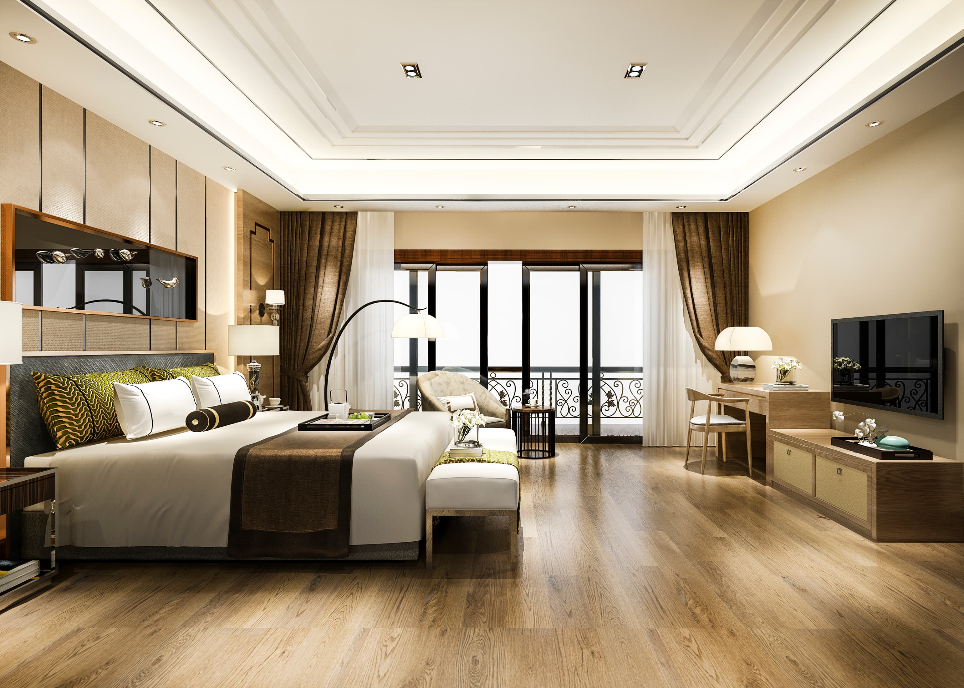 Interior of a luxury apartment